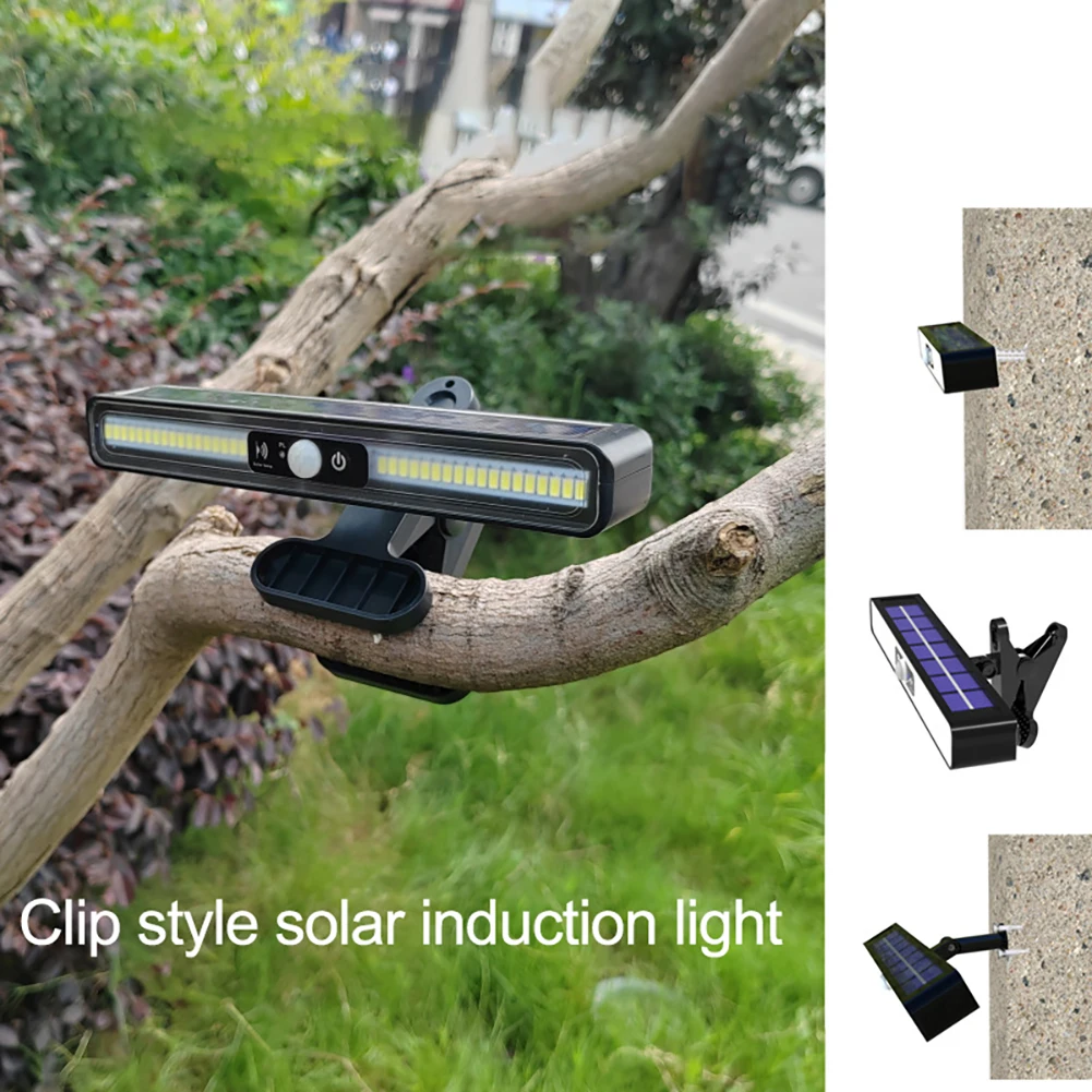 

Solar Fence Lights Solar Lights Outdoor With 3 Intelligent Lighting Modes Clip Heat Resistance IP65 Waterproof Security Light
