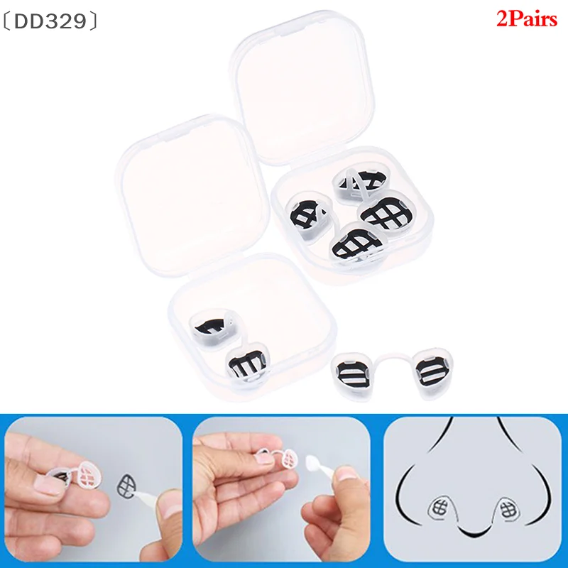 〔DD329〕2 Pair Nose Invisible Nasal Filters Anti Air Pollution Pollen Allergy Dust Filter