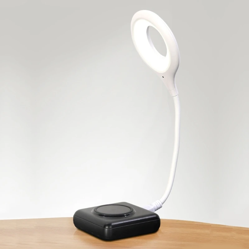 USB LED 책상 램프 테이블 램프 3색 모드 밝기 디밍 가능 사무실 램프 음성 K0AC