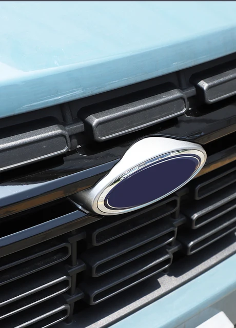 Auto Front Stoßstange Mesh Mittel gitter Grill Formst reifen Abdeck  verkleidung für Ford Maverick Kohle faser Styling Zubehör