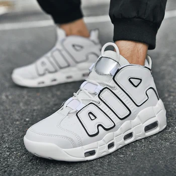 New style basketball shoes - high-top shock-absorbing air cushion sports shoes lightweight trendy shoes casual shoes for men 1