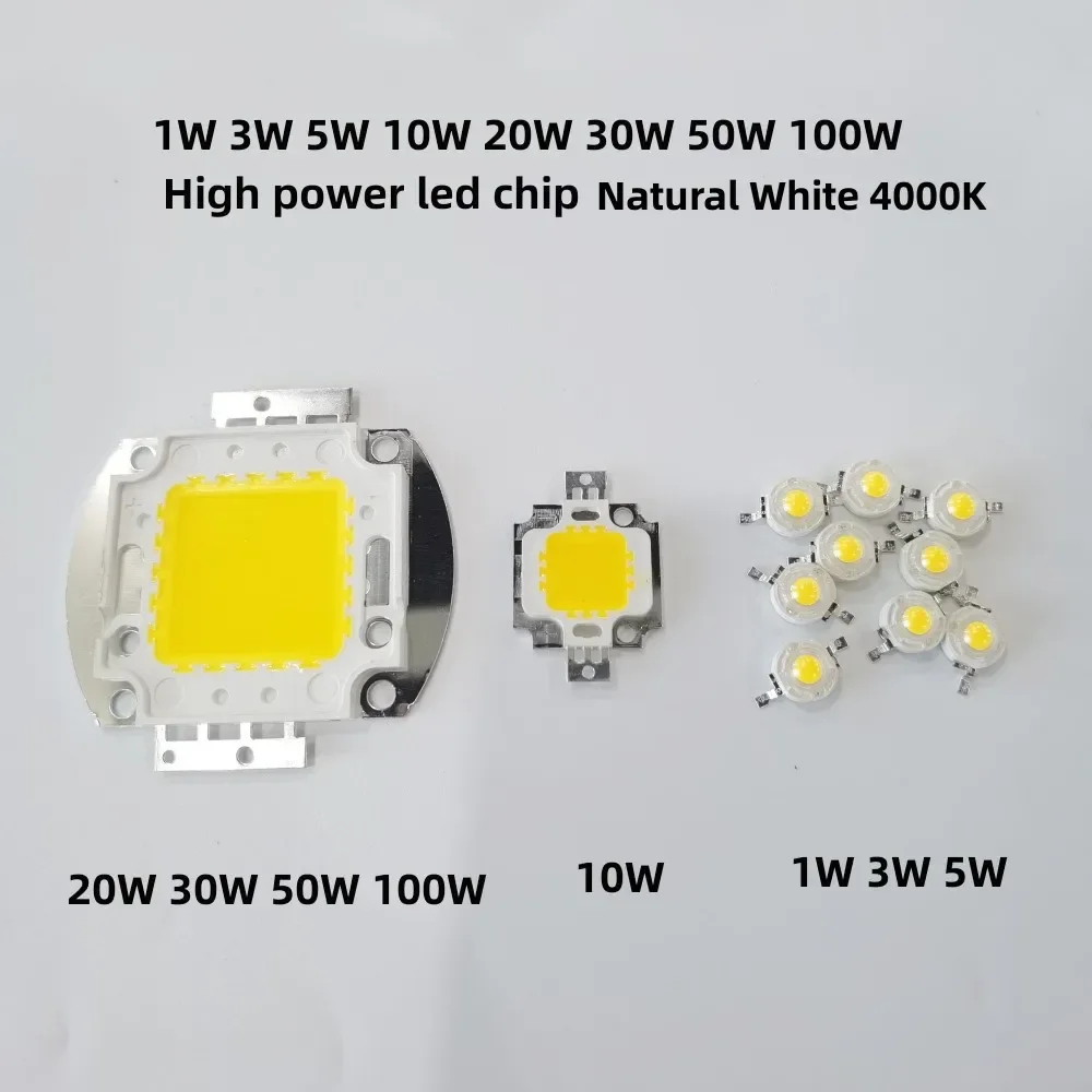 High Power Multi-Wattage LED Light Chip with Adjustable Color Temperature