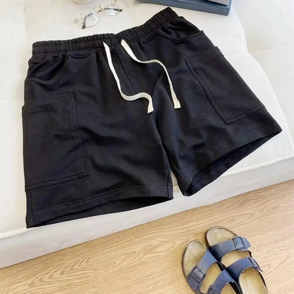 

Men Sports Shorts Men's Vintage Cargo Shorts with Multiple Pockets for Summer Jogging Casual Wear Adjustable Waistband Casual