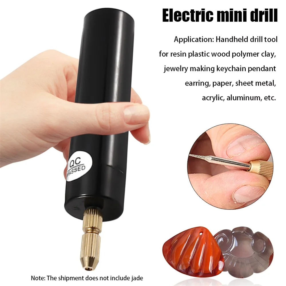 Portable Mini Electric Drill Handheld Drill Rotary Set Engraver Pen Drilling Jewelry Tools For Epoxy Resin Making DIY Wood Craft self defense dagger shuriken resin moulds silicone weapon cat keychain molde de silicone para resina epoxi for epoxy molds craft