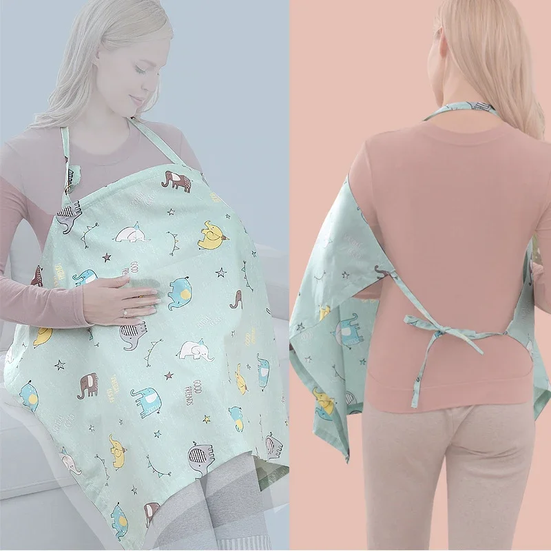 Breastfeeding Cover Nursing Towel Fig Leaf Outdoor Multi-functional Anti-exposure Cloak Maternity