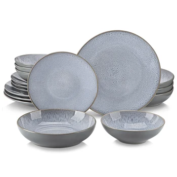 Embossed Stoneware Service Set 1