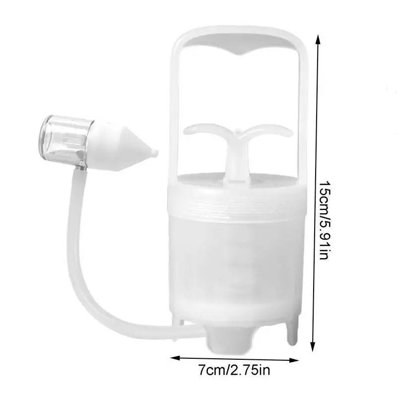 Toddler Nose Sucker Manual Booger Sucker Remover For Toddler Strong Suction Nose Cleaner Portable Hand Puller For Travelling