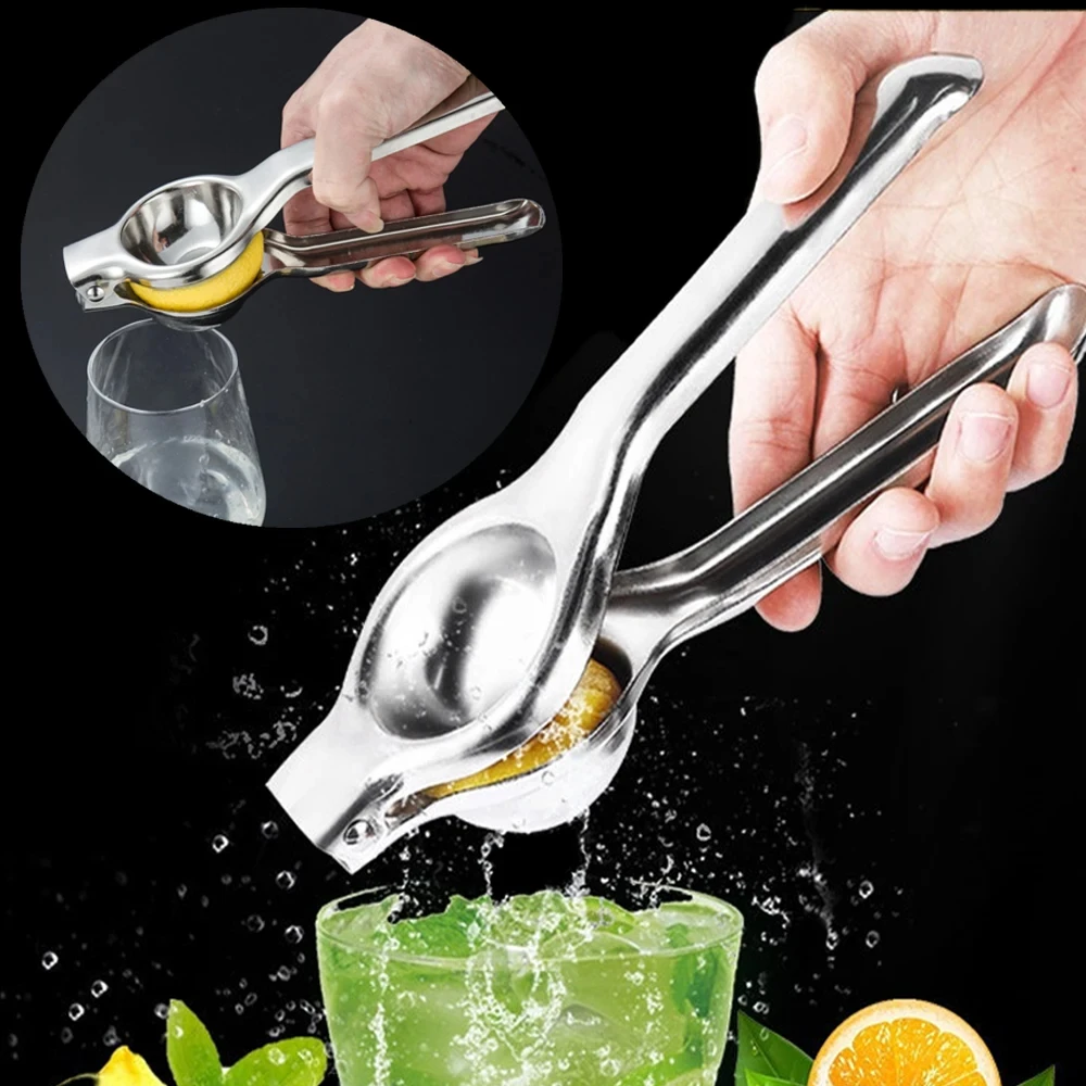 Stainless Steel Lemon Squeezer Manual Citrus Lemon Squeezer Lime Press Citrus Juicers Hand Kitchen Accessories Lemon Squeezer