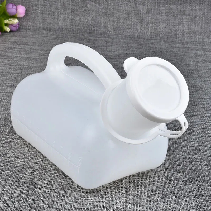 Urine Collection Bag Travel Urinal Bottle with Lid for Men Emergencies and Road Trips