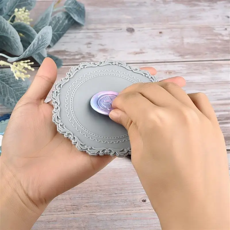 Soft Silicone Sealing Wax Demold Board Wax Seal Stamps Paint Backing For DIY Wedding Brithday Party Sealling Stamp Pads wax seal stamp seal wax