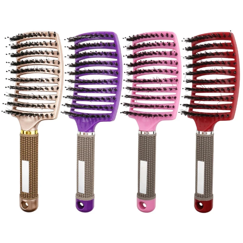 Professional Salon Hairdressing Comb Scalp MassageCombs Wet Curly Detangle Hair Brush for Barber Styling Tools 4