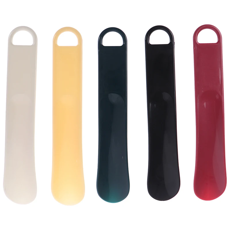 

1PCS 20cm Shoe Horns Professional Black Plastick Shoe Horn Spoon Shape Shoehorn Shoe Lifter Flexible Sturdy Slip