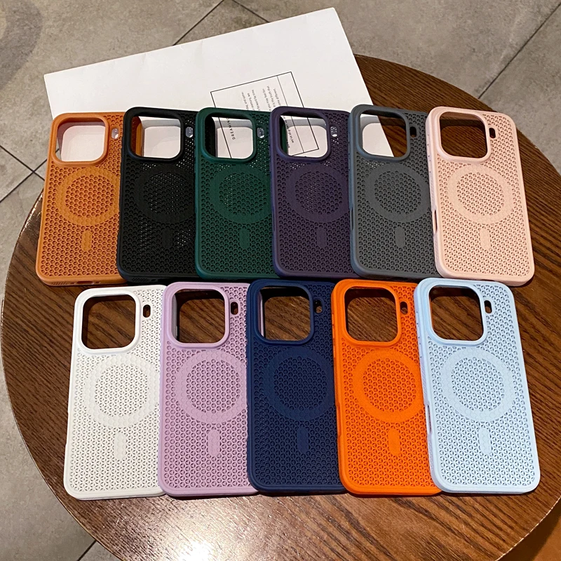 Magnetic Honeycomb Heat Dissipation Cooling Phone Case