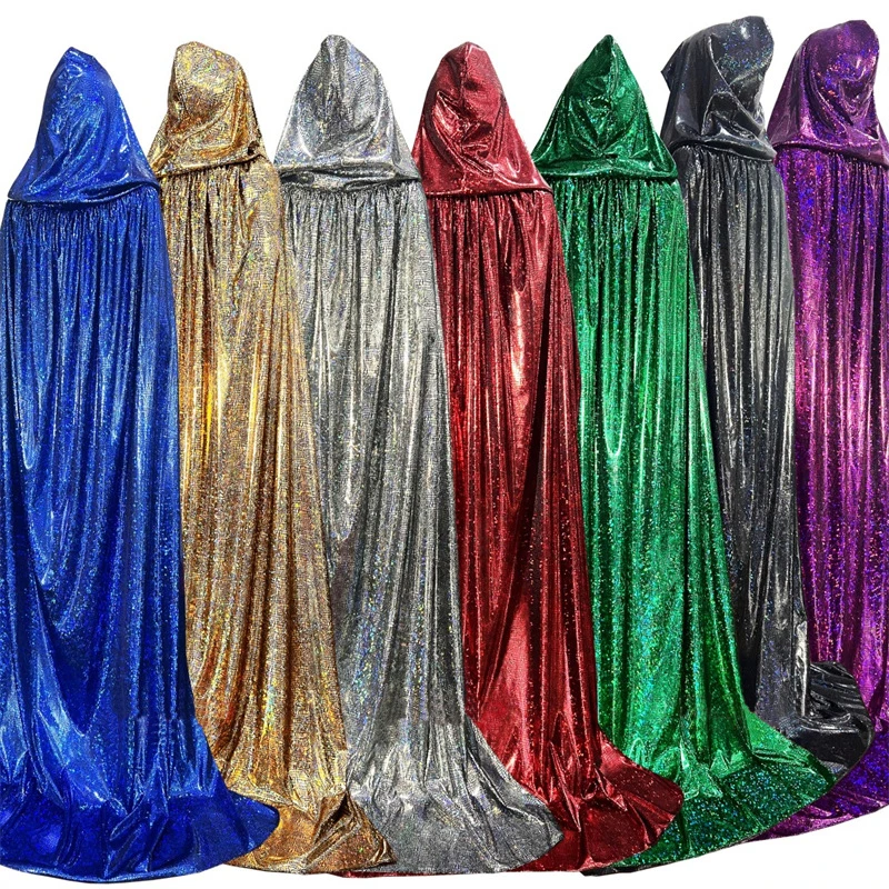 

Adult Gothic Hooded Cloak Cape Cosplay Wicca Robe Witch Halloween Vampires Cape