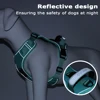 Dog Harness with Airtag Holder and Leash Set-Premium Oxford Breathable Material Durable Reflective Dog Harness and Leash Set 5