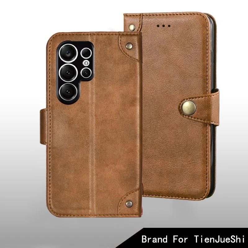 Retro Leather Back Case Cover with Metal Buckle - Premium Protective s