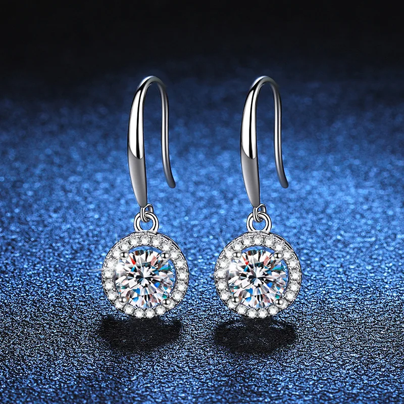 925 Sterling Silver Moissanite Earrings - Packaging
