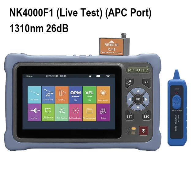 fiber optic quick connector [100% New] NOVKER 1310 1550 1610nm Optic Fiber OTDR Tester NK4000D NK4000F1 NK4000F2 NK4000T Touch Screen VFL OLS OPM Event Map fiber optic equipments Fiber Optic Equipment