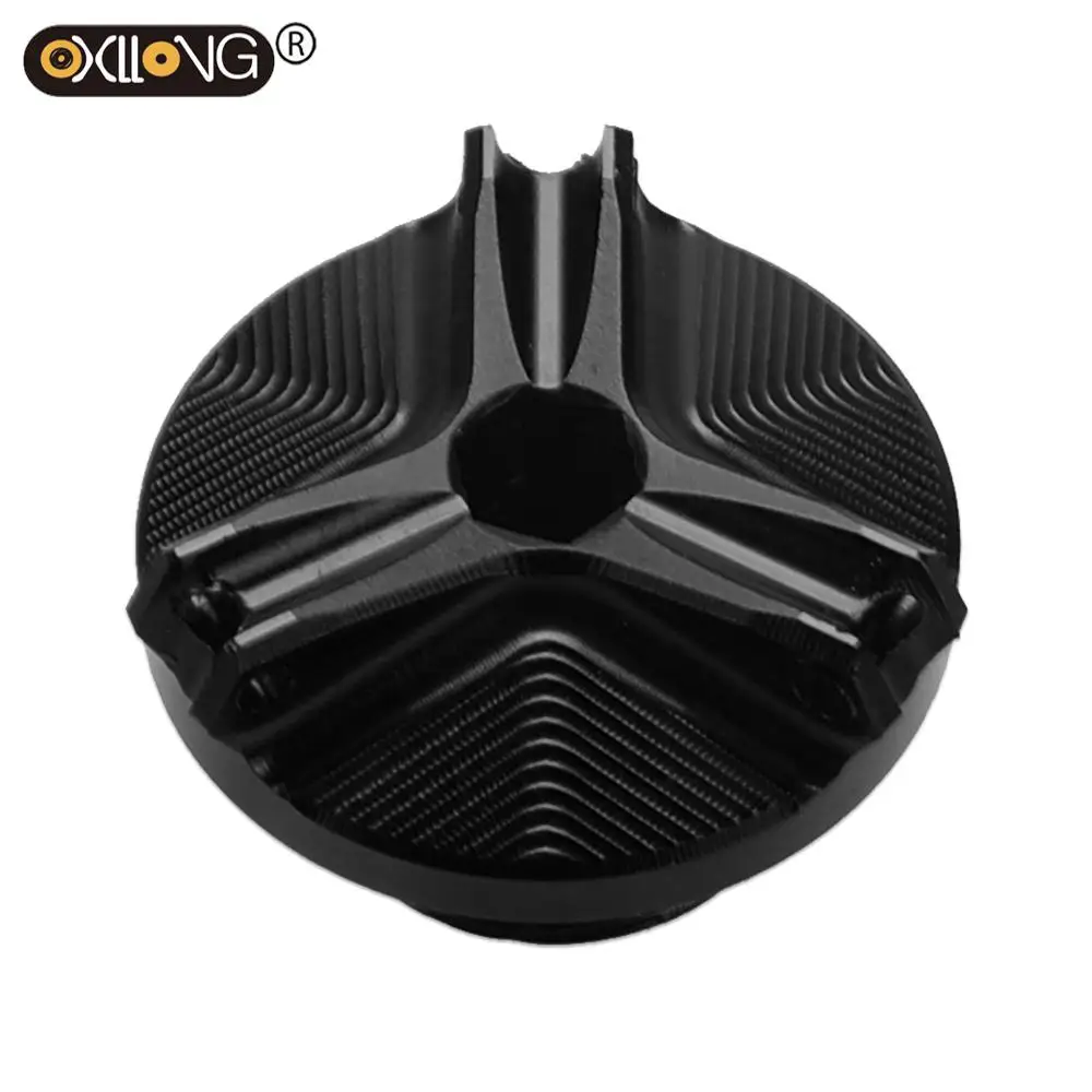 MACHSWON Car Engine Oil Filler Cap Oil Filler Plug Cover Gold Tone For Yamaha YZF-R6S YZF-R6 YZF-R3 YZF-R125 YZF-R1 FZ750 FZ600 Valve Oil Cap