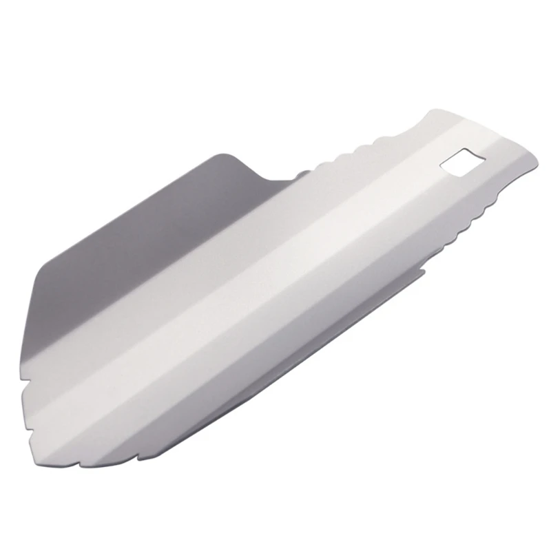 

for Titanium Alloy Potty Trowel Outdoor Ultralight Poop Shovel for Hiking Camping Survival D5QD