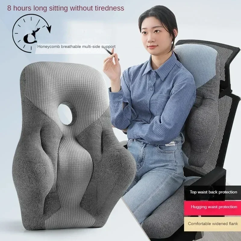 Molty Ortho Lumbar Support Pillow Chair Office Chair Back Support