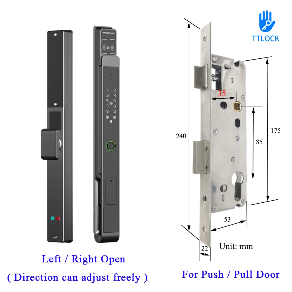 Black A TTLock 8535