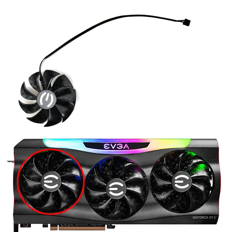 EVGA GeForce RTX3080 RTX 3090 FTW3 ULTRA Cooling Fan PLD09220S12H
