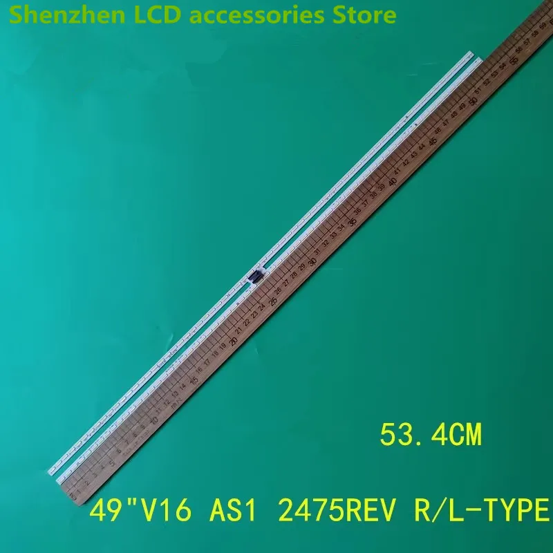 LED Backlight Kit FOR LG 49UH850V 49V16 AS1 2475REV RL-TYPE 6916L2475A 6916L2476A 53.4CM 66LED 100%NEW LED backlight strip