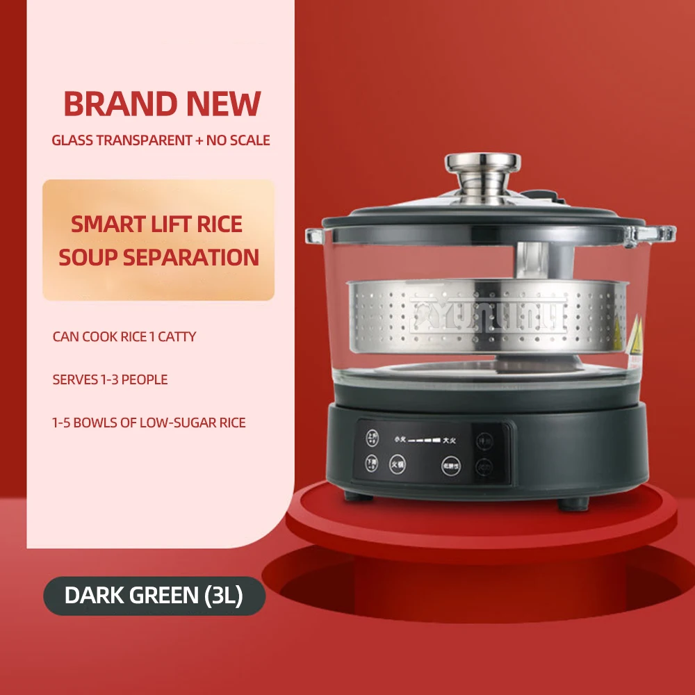 3L Rice Cooker Sugar Controlled Multi Cooker Household Intelligent Health Pot Panela Eletrica De Arroz