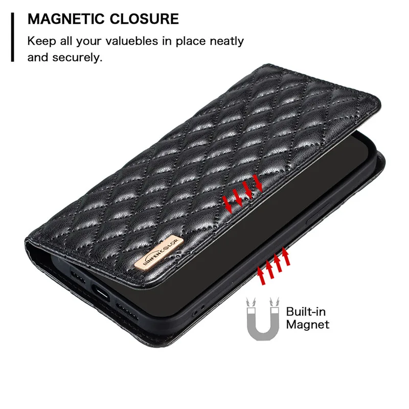 Wallet Leather Magnetic Phone Case For Samsung Galaxy S21 S20 FE 2022 S23 S22 Ultra S20 Plus 5G Skin Friendly Flip Cover Coque 4