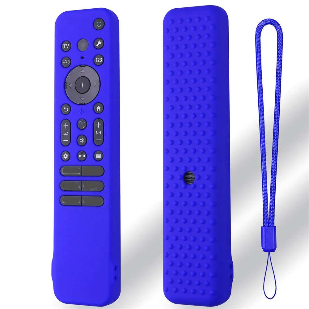 For Sony RMF-TX810U/RMF-TX811U/RMF-TX910U Remote Control Protective Silicone Case Cover Shockproof Anti-Slip Sleeve with Lanyard silicone remote case,silicone remote cover,silicone remote sleeve,remote controller cover,silicone case protector