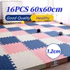 Tatame Puzzle Mat Thick 1.2cm Baby Game Mat 60x60cm Play Mats 16PCS Baby Play Mat Baby Activity Gym Game Mats Floor Mat Foot Mat 2
