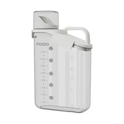 Premium Airtight Food Storage & Cereal Dispenser Container Set - 2800ML (WHITE)