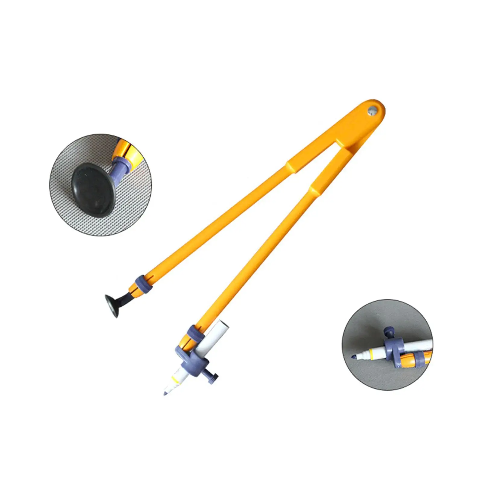Large Math Teaching Compass Hand Tools Drawing Compass Demonstration Compass for Blackboard White Board Design Learning Teachers