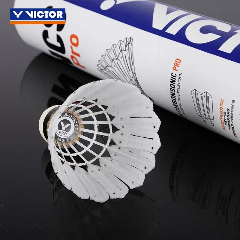 Victor NCS Pro Badminton Shuttlecocks – 1 Tube (12pcs) 3