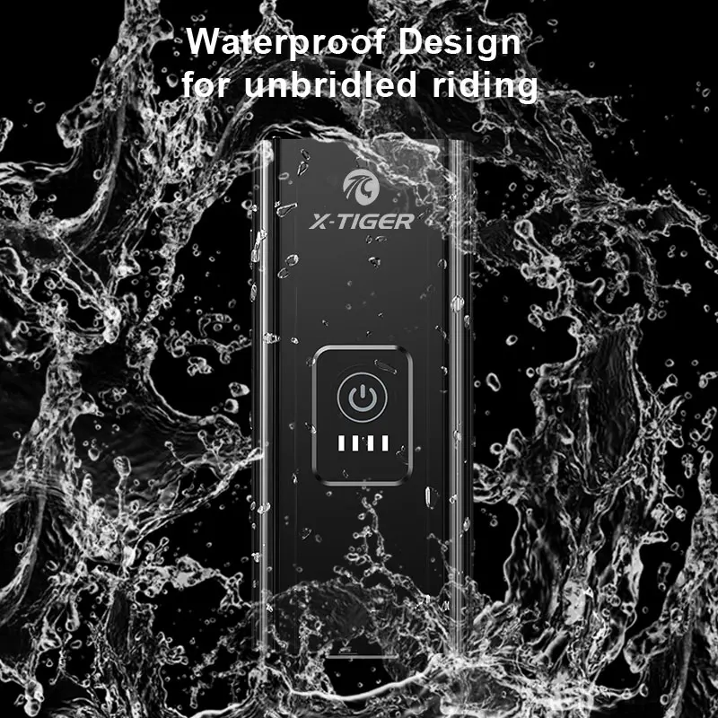 X-TIGER 자전거 라이트 1200LM 전면 램프 타입 C 충전식 LED 보조베터리 자전거 빛 방수 전조등 자전거 손전등