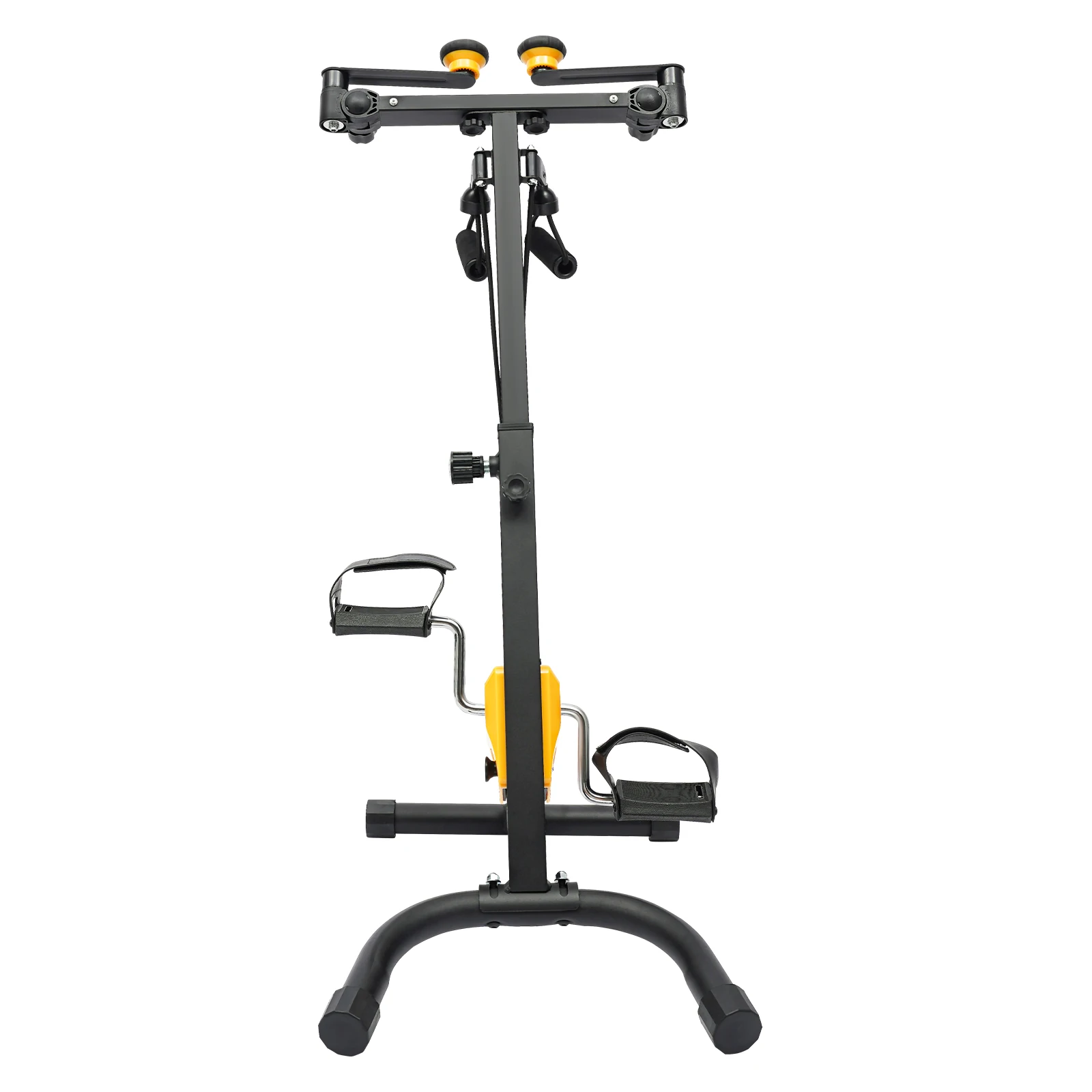 Professional Foldable Exercise Bike for Rehabilitation & Full-Body Training - 8-Level Adjustable Height,Rotatable Handles 5