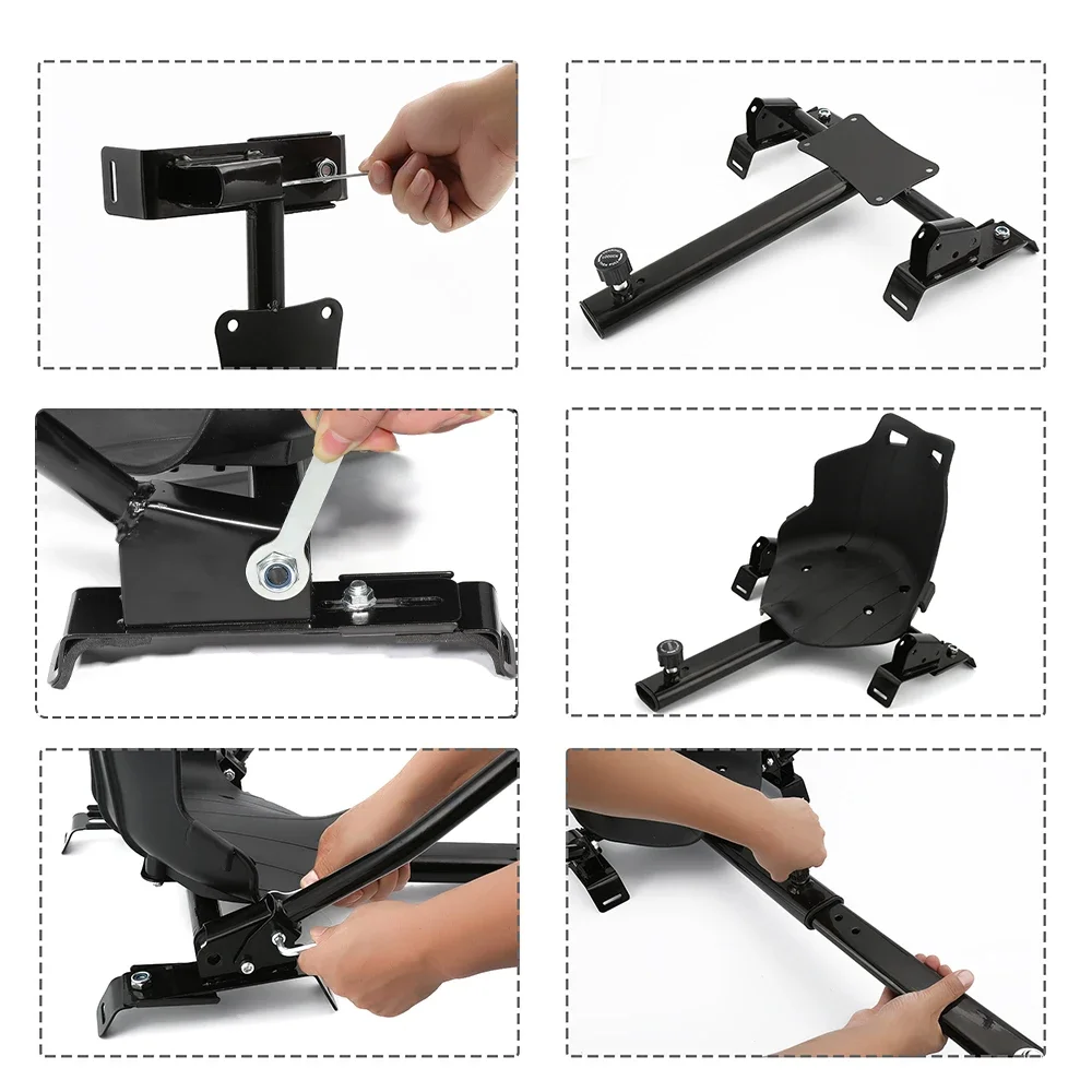 Hover Board Universal Go Kart Adjustable Length Hover Board Parts / Electric Scooters For Kids