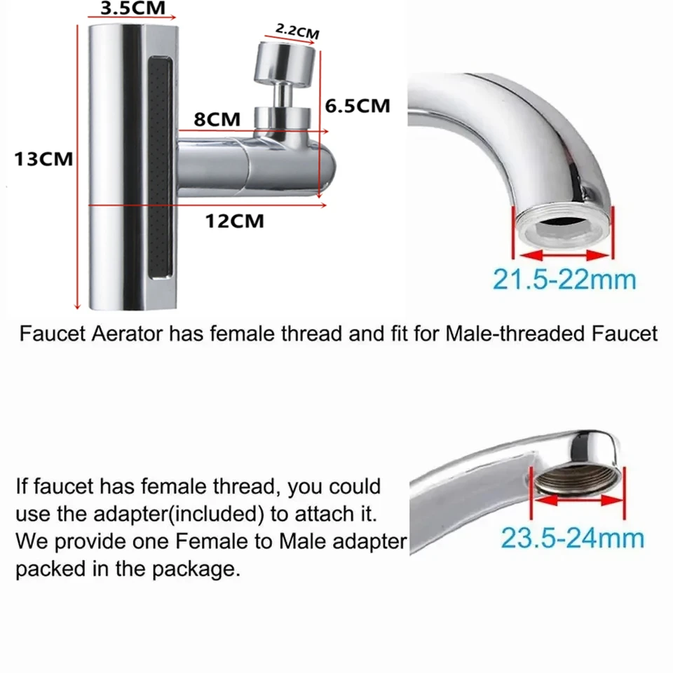 新しい蛇口エクステンダー 4 モードキッチン蛇口 720 ° スイベル