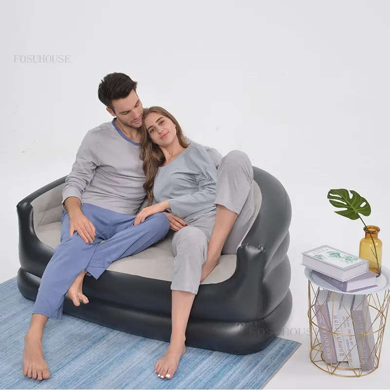 Comfortable Dressing Room Double Hotel Sofas Bedroom Restaurant Inflatable Sofa Bed Company Front Desk Lounge Back Armchairs T