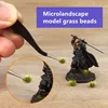 DIY Material Realistic Grass Tuft Miniature Grass Bushes Plant Cluster Scenery Mutlicolor Simulation Grass Nest Model Sand Scene 5