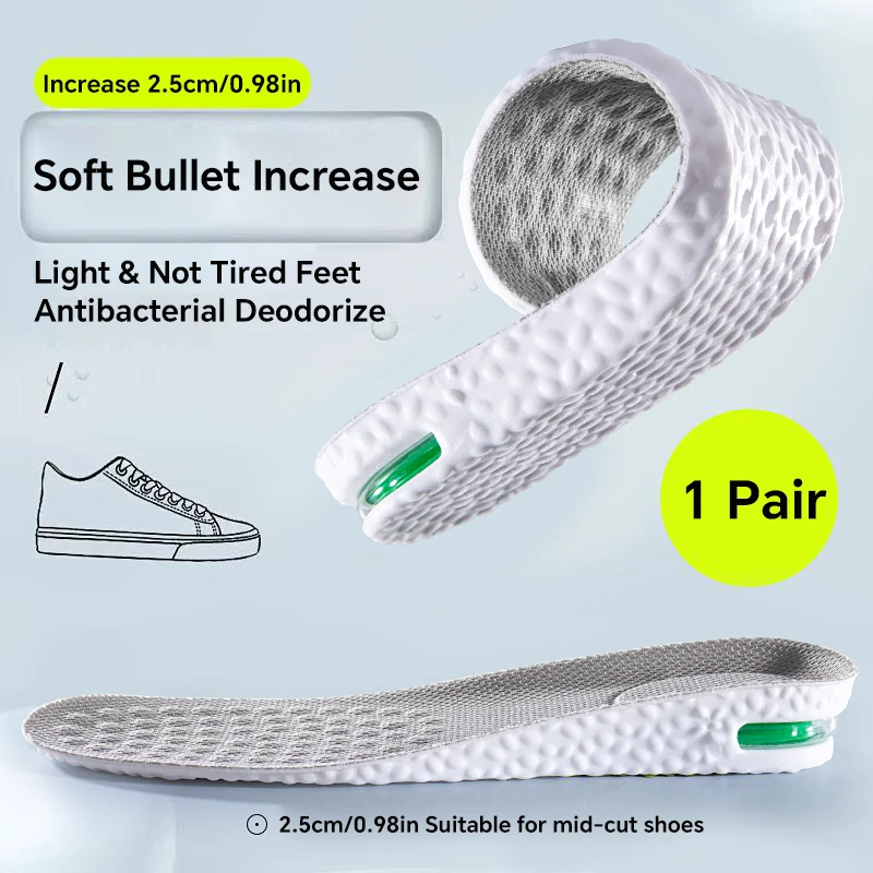 1 زوج الارتفاع زيادة نعل للأقدام الرياضة الهواء ال...