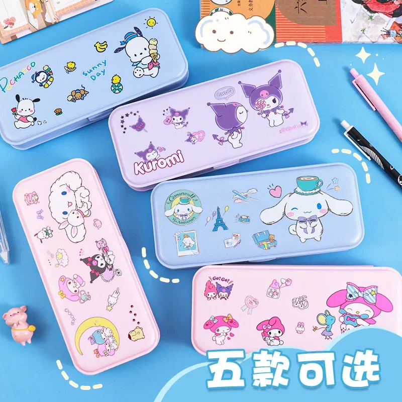 

Sanrio Kawaii Anime Cartoon series My melody Kuromi Cinnamoroll Yan value cute large capacity pencil case student pencil case