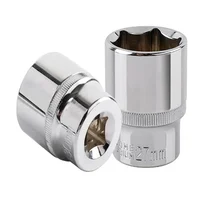 1pc 8MM 9MM 10MM 11 12 13 14 15 16 17 18 19 20 21 22 23 24 hexagon 1/2 short socket Wrench Head Sleeve Chrome vanadium alloy 2
