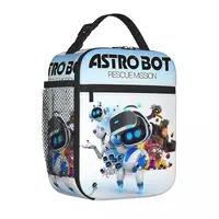 Lunch Boxes ASTRO-BOT Game Fans Merch Lunch Container Fashion Cooler Thermal Lunch Box For School 2