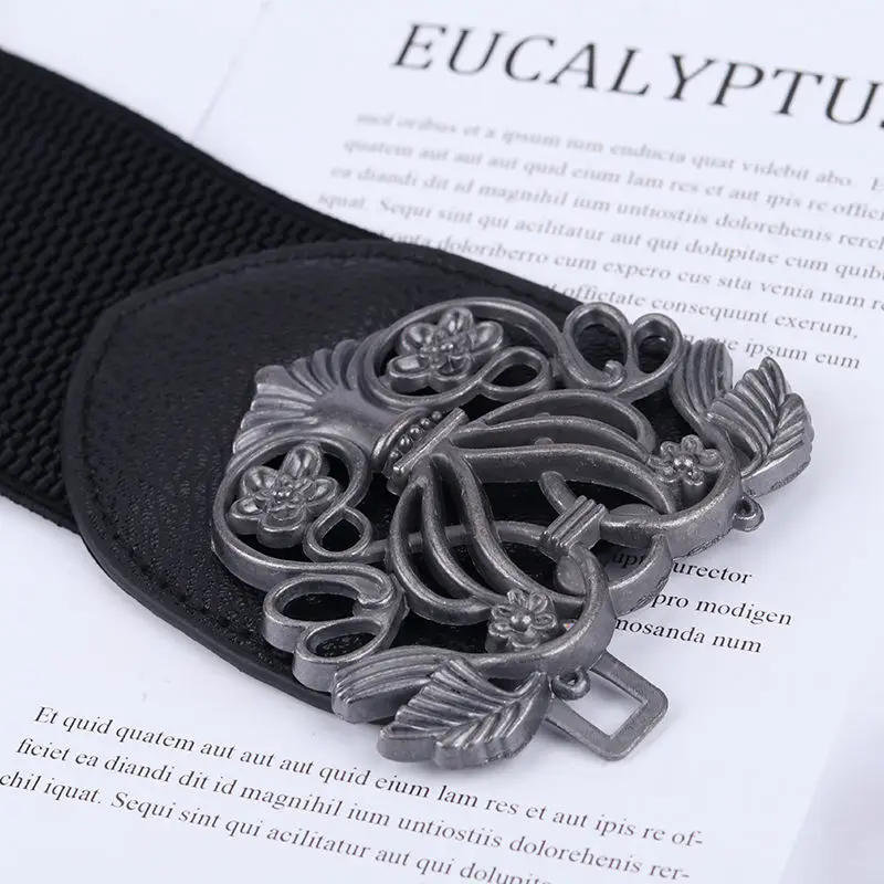 Chinese Hanfu Ancient Belt Wide Waist Girdle Women Singer Performance Clothing Accessories Decorative Leather Belt Girdle