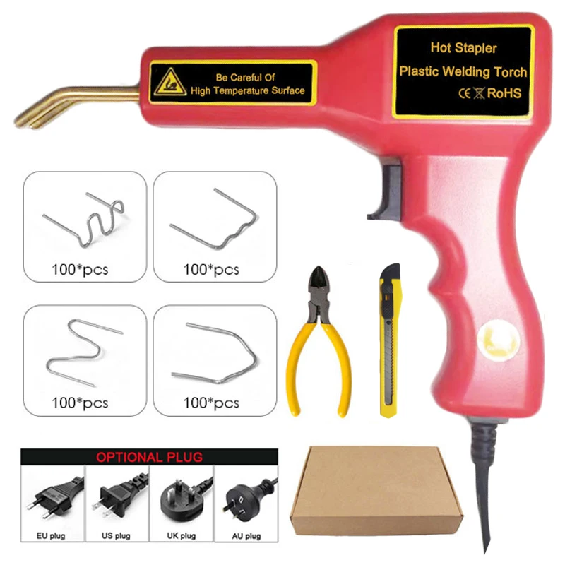 Hot Stapler Plastic Welding Machine Bumper Soldering Staples 70w