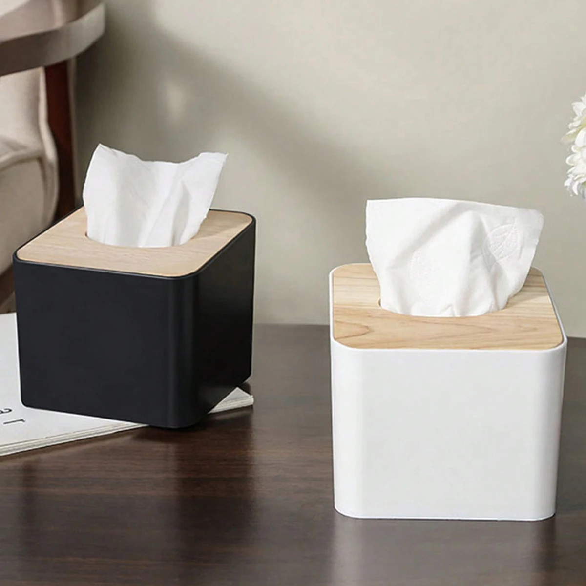 1/2 Covered Square European Tissue Boxes