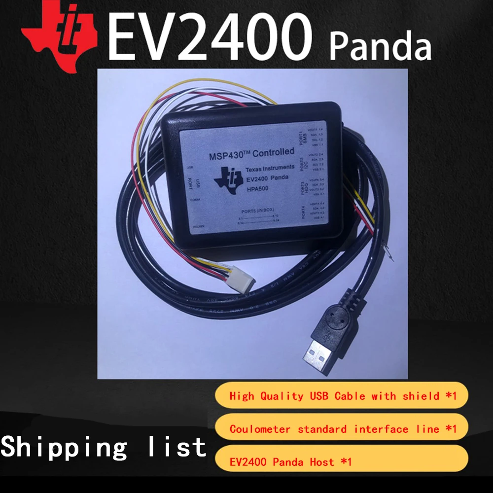 EV2400pro EV2400Panda T16 T20 EV2400 bqstudio Debugger 2300 DRONE battery Repair  maintenance SMB communication box