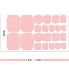 Baking Free European and American Solid Color Toenail Stickers  Waterproof Fashion Nail Stickers Manicure Decals 4